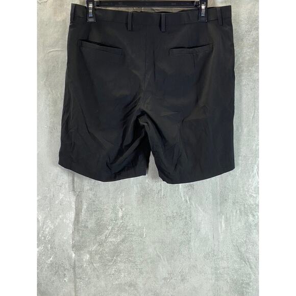PERRY ELLIS PORTFOLIO Men's Black Solid Regular-Fit Stretch Tech Short SZ 36 - Picture 2 of 10